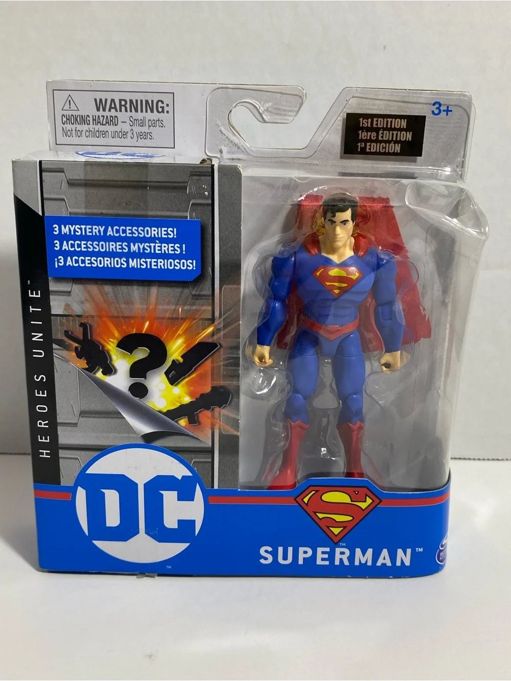 DC HEROES UNITE SUPERMAN FIGURE 1st EDITION